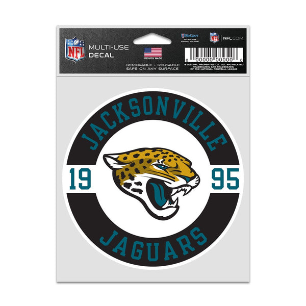 Jacksonville Jaguars Patch Fan Decals 3.75" x 5"