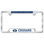 Brigham Young Cougars Metal License Plate Frame