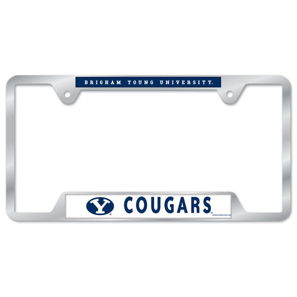 Brigham Young Cougars Metal License Plate Frame