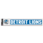 Detroit Lions Fan Decals 3" x 17"