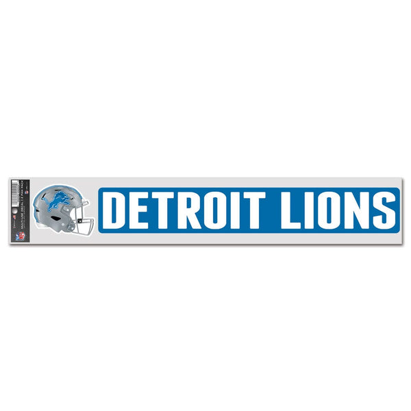 Detroit Lions Fan Decals 3" x 17"