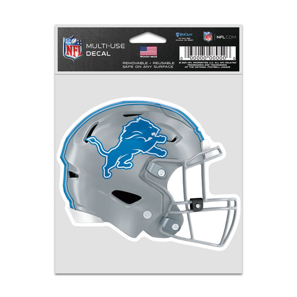Detroit Lions Helmet Fan Decals 3.75" x 5"