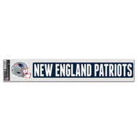 New England Patriots Fan Decals 3" x 17"