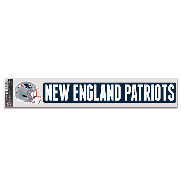 New England Patriots Fan Decals 3" x 17"