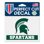 Wholesale-Michigan State Spartans Spartans Perfect Cut Color Decal 4.5" x 5.75"