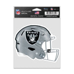 Las Vegas Raiders Helmet Fan Decals 3.75" x 5"