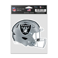 Las Vegas Raiders Helmet Fan Decals 3.75" x 5"