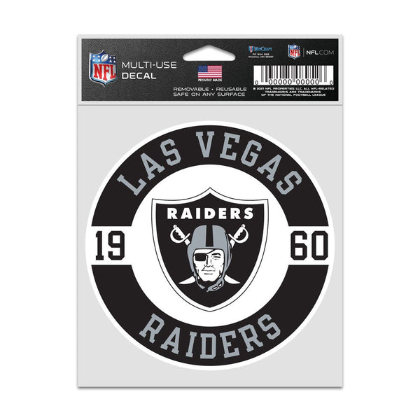Las Vegas Raiders Patch Fan Decals 3.75" x 5"