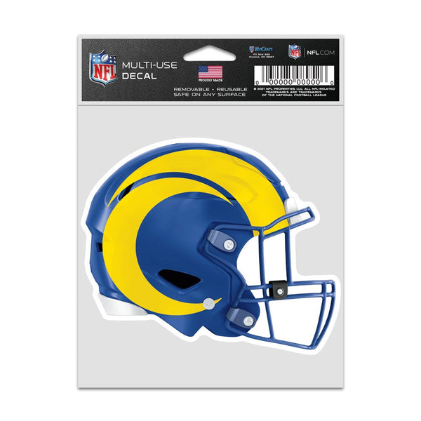 Los Angeles Rams Helmet Fan Decals 3.75" x 5"