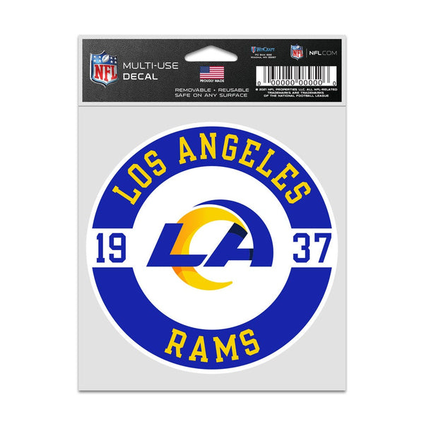 Los Angeles Rams Patch Fan Decals 3.75" x 5"