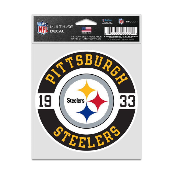 Pittsburgh Steelers Patch Fan Decals 3.75" x 5"