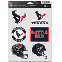 Houston Texans Multi Use 6 FAN PACK