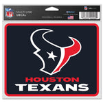 Houston Texans Fan Decals 5" x 6"