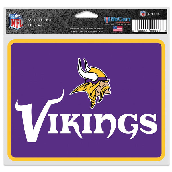Minnesota Vikings Fan Decals 5" x 6"