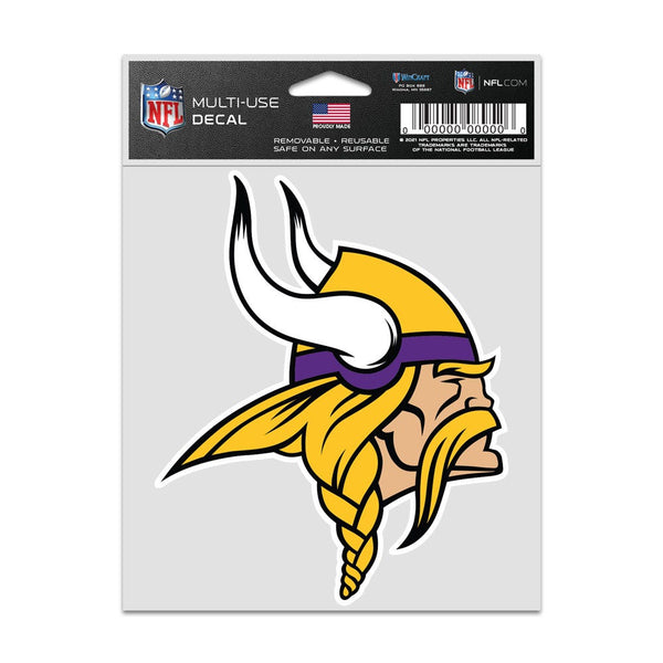 Minnesota Vikings logo Fan Decals 3.75" x 5"
