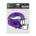 Minnesota Vikings Helmet Fan Decals 3.75" x 5"