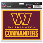 Washington Commanders Fan Decals 5" x 6"