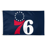 Philadelphia 76ers Navy Flag - Deluxe 3' X 5'