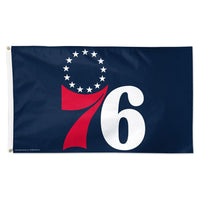 Philadelphia 76ers Navy Flag - Deluxe 3' X 5'