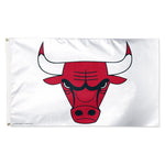 Chicago Bulls White Flag - Deluxe 3' X 5'