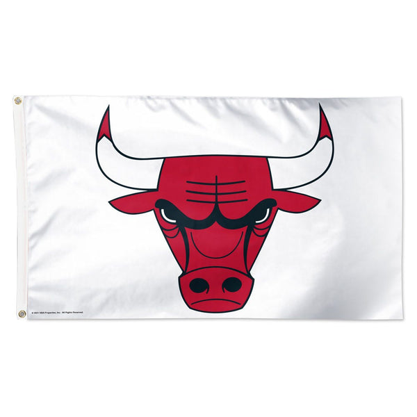 Chicago Bulls White Flag - Deluxe 3' X 5'