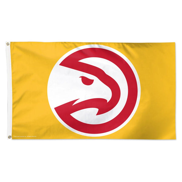 Atlanta Hawks Yellow Flag - Deluxe 3' X 5'