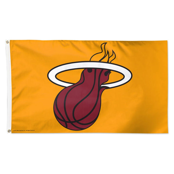 Miami Heat Yellow Flag - Deluxe 3' X 5'