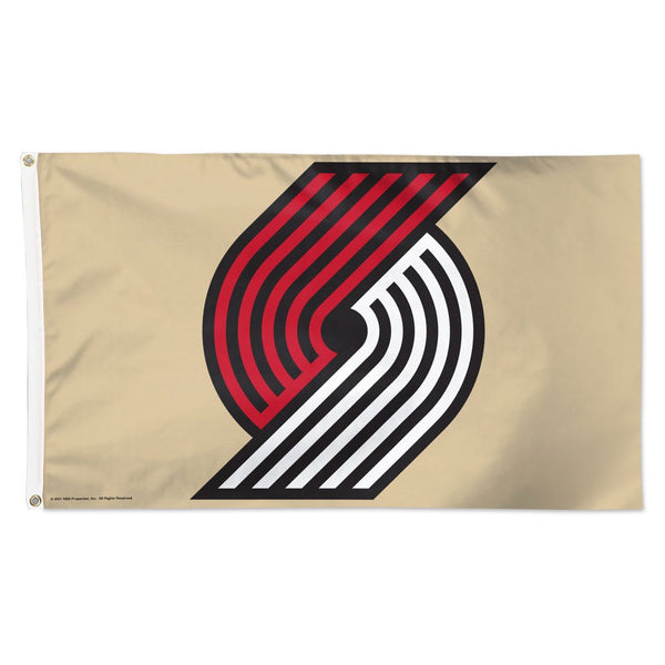 Portland Trail Blazers Tan Flag - Deluxe 3' X 5'