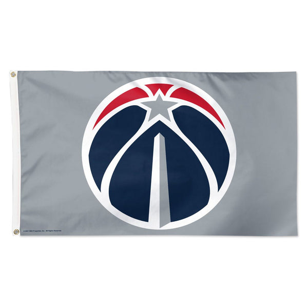 Washington Wizards grey Flag - Deluxe 3' X 5'