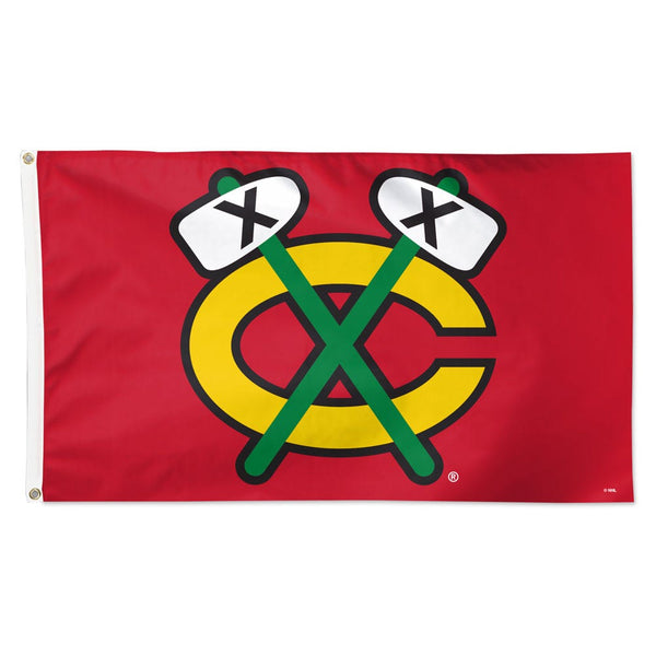 Chicago Blackhawks Secondary Flag - Deluxe 3' X 5'
