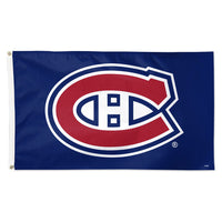 Montreal Canadiens secondary Flag - Deluxe 3' X 5'