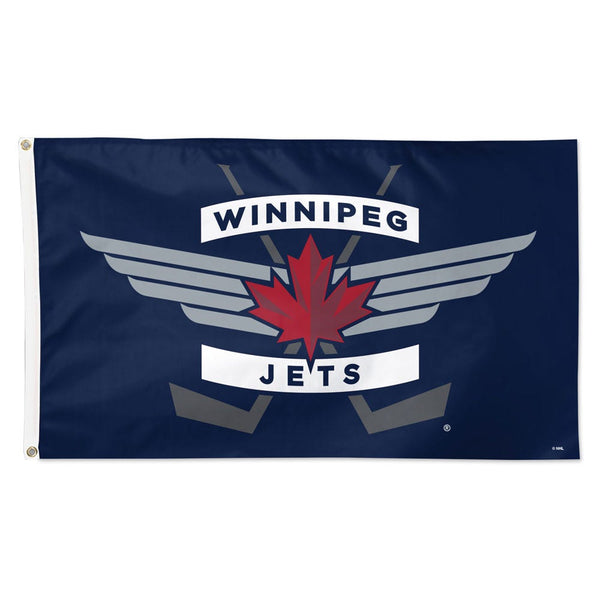 Winnipeg Jets secondary Flag - Deluxe 3' X 5'