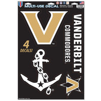 Wholesale-Vanderbilt Commodores Multi-Use Decal 11" x 17"