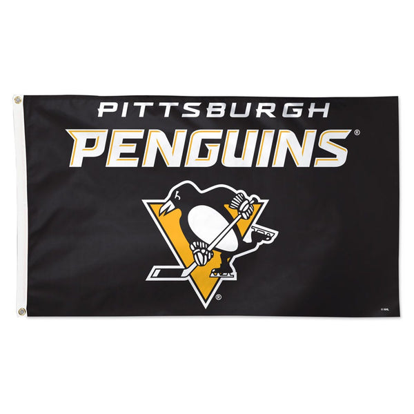 Pittsburgh Penguins secondary Flag - Deluxe 3' X 5'