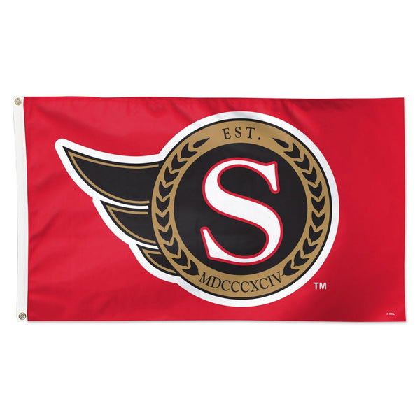Ottawa Senators Secondary Flag - Deluxe 3' X 5'