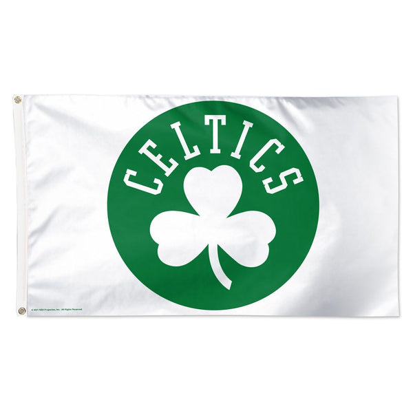 Boston Celtics White Flag - Deluxe 3' X 5'