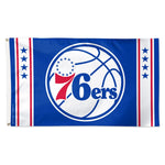 Philadelphia 76ers VERTICAL STRIPES Flag - Deluxe 3' X 5'