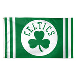 Boston Celtics VERTICAL STRIPES Flag - Deluxe 3' X 5'