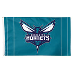 Charlotte Hornets VERTICAL STRIPES Flag - Deluxe 3' X 5'