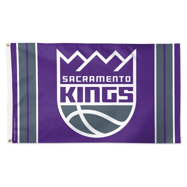Sacramento Kings VERTICAL STRIPES Flag - Deluxe 3' X 5'