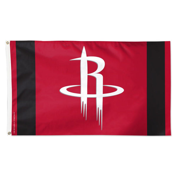 Houston Rockets VERTICAL STRIPES Flag - Deluxe 3' X 5'