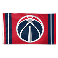 Washington Wizards VERTICAL STRIPES Flag - Deluxe 3' X 5'