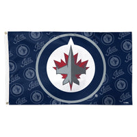 Winnipeg Jets Step and Repeat Flag - Deluxe 3' X 5'