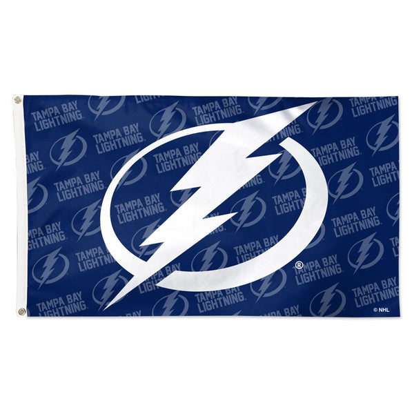 Tampa Bay Lightning Step and Repeat Flag - Deluxe 3' X 5'