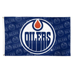 Edmonton Oilers STEP AND REPEAT Flag - Deluxe 3' X 5'