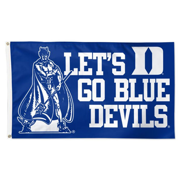 Wholesale-Duke Blue Devils mascot Flag - Deluxe 3' X 5'