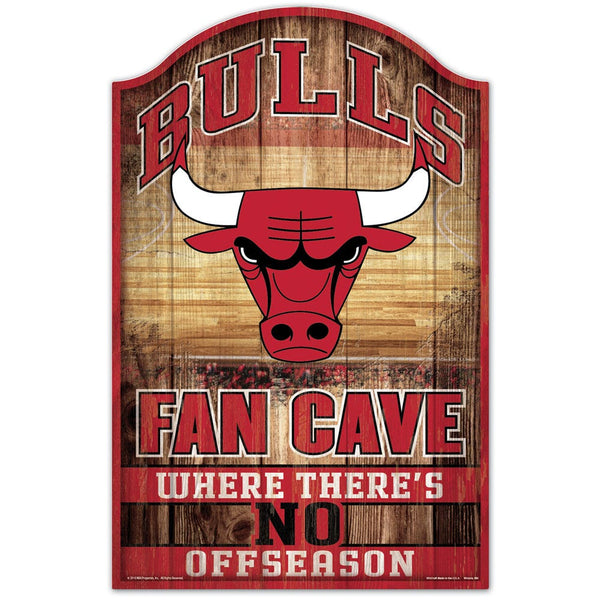 Chicago Bulls Wood Sign 11" x 17" 1/4" thick
