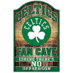 Boston Celtics Wood Sign 11" x 17" 1/4" thick