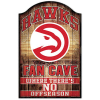 Atlanta Hawks Wood Sign 11" x 17" 1/4" thick