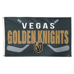 Vegas Golden Knights stick Flag - Deluxe 3' X 5'